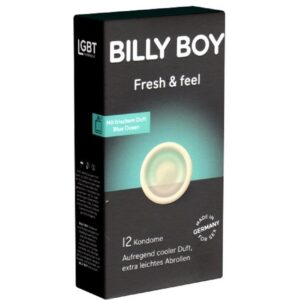 Billy Boy Kondome Fresh & feel Packung mit, 12 St., Kondome mit frischem, männlichem Duft