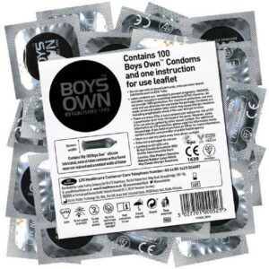 Boys Own Kondome Boys Own Condoms, sicher und stark beim Analverkehr Beutel mit, 100 St., Kondome mit dicker Wandstärke, strapazierfähig und reißfest