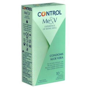 CONTROL CONDOMS Kondome Aloe Vera Packung mit, 10 St., spanische Kondome für besonders feuchtes Vergnügen