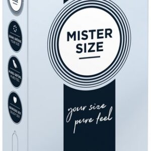 MISTER SIZE Kondome 10 Stück, Nominale Breite 47mm, gefühlsecht & feucht