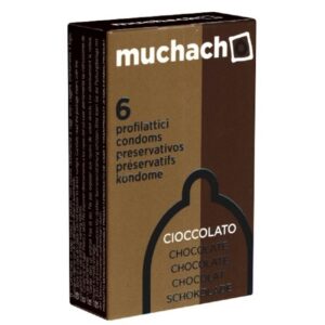Muchacho Kondome Cioccolato (Chocolate) Packung mit, 6 St., italienische Kondome für verführerischen Genuss