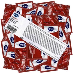 Ritex Kondome ProLine S Beutel mit, 100 St., Kondome mit schlanker Passform für ein besonders sicheres Gefühl