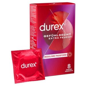 durex Einhand-Kondome DUREX Gefühlsecht Extra Feucht 8 St.