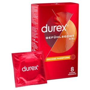 durex Einhand-Kondome DUREX Gefühlsecht XXL 8 St.