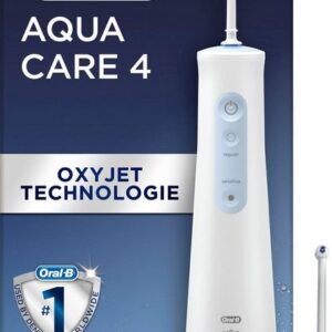 Oral-B Munddusche AquaCare 4, Aufsätze: 2 St., Kabellose mit Oxyjet-Technologie