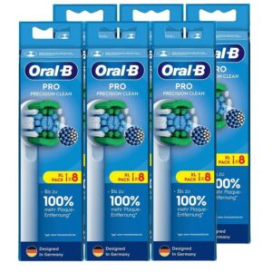 Oral-B Aufsteckbürsten Oral-B Pro Precision Clean Ersatz-Bürstenköpfe 8stk. - Zahnbürste (6er