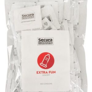 Secura Einhand-Kondome Secura - Extra Fun 100er Beutel, 100 St.