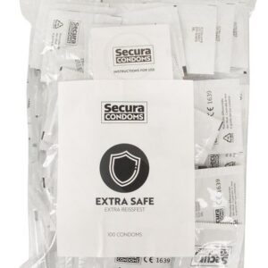 Secura Einhand-Kondome Secura - Extra Safe 100er, 100 St.