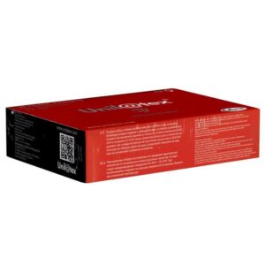 UNILATEX Kondome Red - Strawberry Aroma Vorratspackung mit, 144 St., farbige Kondome mit Geschmack, rote Kondome mit Erdbeer-Aroma